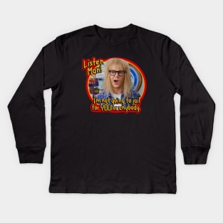 Wayne's World Kids Long Sleeve T-Shirt